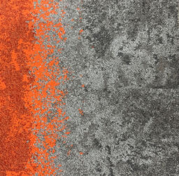 Looking for Interface carpet tiles? Urban Retreat 101 in the color Stone / Orange is an excellent choice. View this and other carpet tiles in our webshop.